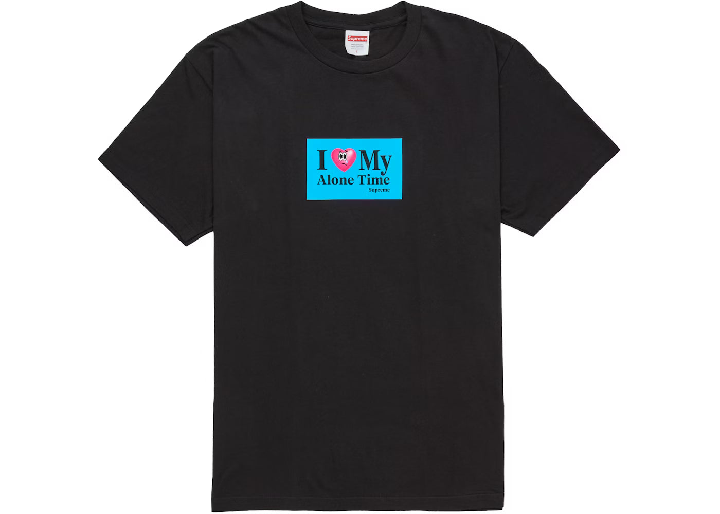 Supreme Alone Time Black Tee