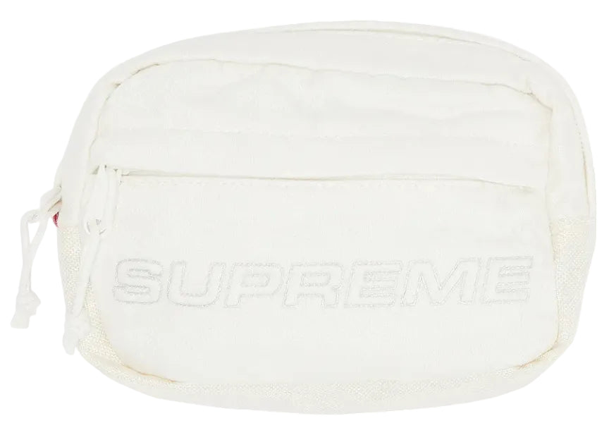 Supreme Denim Mini Shoulder Bag White