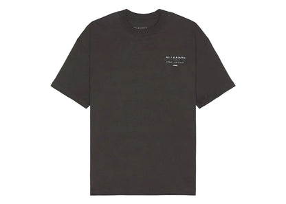 AllSaints Redact Logo Tee Washed Black