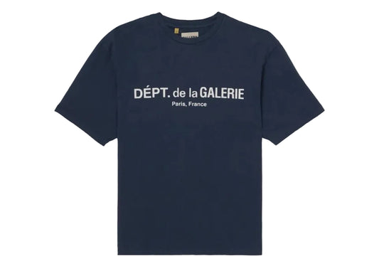 Gallery Dept. French Fux Logo Navy Blue Tee