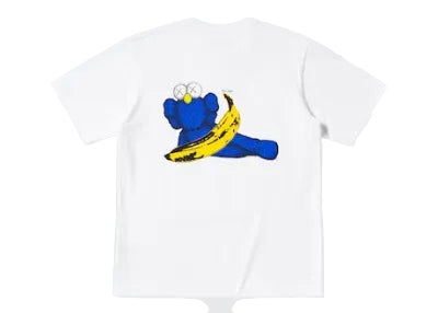 Kaws x UNIQLO Warhol White Blue Tee