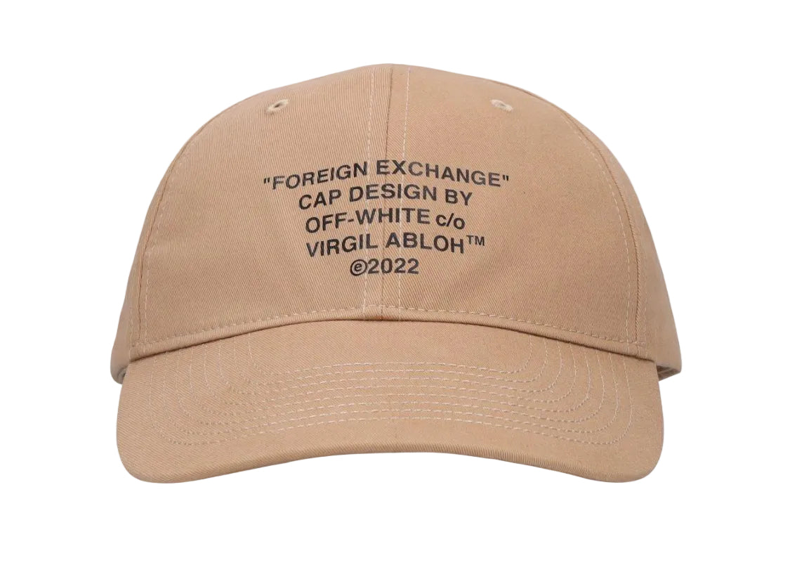 Off-White Foreign Exchange Cap Beige