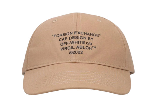 Off-White Foreign Exchange Cap Beige