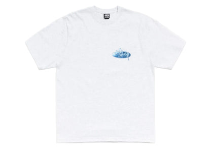 Stussy Wave Oval Ash Heather Tee