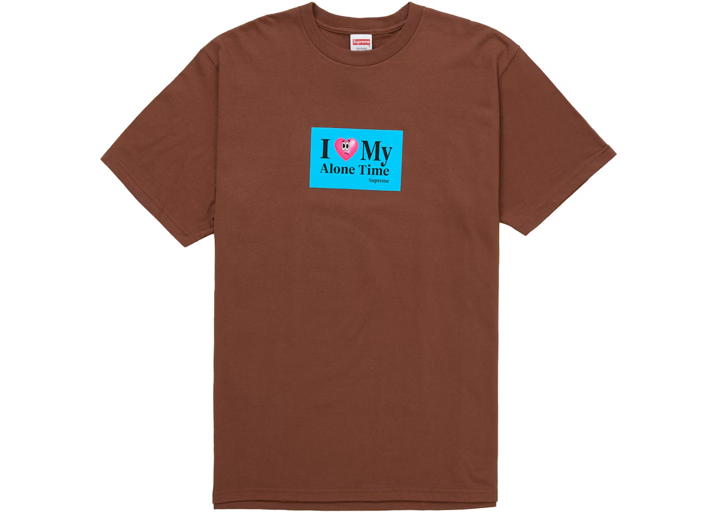 Supreme Alone Time Brown Tee